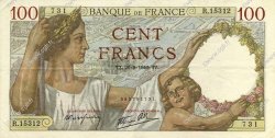 100 Francs SULLY FRANCE  1940 F.26.38 TTB à SUP
