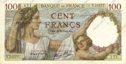 100 Francs SULLY FRANCE  1941 F.26.52 SUP