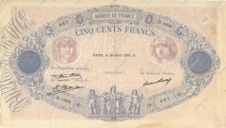 500 Francs BLEU ET ROSE FRANCE  1931 F.30.34 TTB