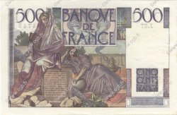 500 Francs CHATEAUBRIAND FRANCE  1945 F.34.03 SUP à SPL