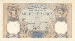 1000 Francs CÉRÈS ET MERCURE type modifié FRANCE  1940 F.38.42 SUP