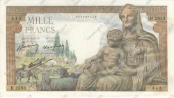 1000 Francs DÉESSE DÉMÉTER FRANCE  1942 F.40.12 SUP