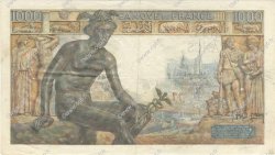 1000 Francs DÉESSE DÉMÉTER FRANCE  1943 F.40.40 TB+