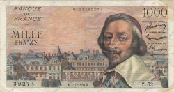 1000 Francs RICHELIEU FRANCE  1954 F.42.06 pr.TTB