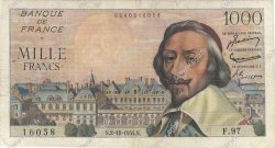 1000 Francs RICHELIEU FRANCE  1954 F.42.09 TB