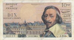 10 Nouveaux Francs RICHELIEU FRANCE  1962 F.57.21 TB