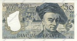 50 Francs QUENTIN DE LA TOUR FRANCE  1977 F.67.02 SUP