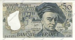 50 Francs QUENTIN DE LA TOUR FRANCE  1982 F.67.08