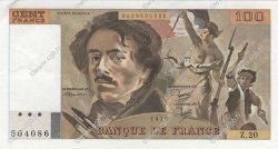 100 Francs DELACROIX modifié FRANCE  1979 F.69.03