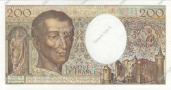 200 Francs MONTESQUIEU FRANCE  1990 F.70.10b SPL+