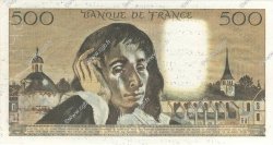500 Francs PASCAL Spécimen FRANCE  1968 F.71.01Spn SPL