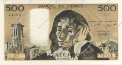 500 Francs PASCAL FRANCIA  1968 F.71.02