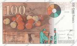 100 Francs CÉZANNE FRANCE  1998 F.74.02 NEUF