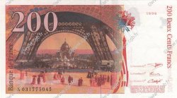 200 Francs EIFFEL FRANCE  1996 F.75.03a SUP+