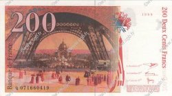 200 Francs EIFFEL FRANCE  1999 F.75.05 SPL+