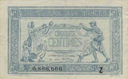 50 Centimes TRÉSORERIE AUX ARMÉES 1919 FRANCE  1919 VF.02.09 SUP