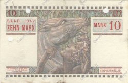 10 Mark SARRE Annulé FRANCE  1947 VF.47.01 SUP