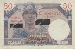 50 Francs SUEZ FRANCE  1956 VF.41.01 TTB