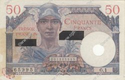 50 Francs SUEZ Annulé FRANCE  1956 VF.41.01 TTB+