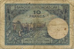 10 Francs MADAGASCAR  1948 P.036 B+