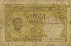 20 Francs MADAGASCAR  1948 P.037 B