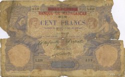 100 Francs Non émis MADAGASCAR  1893 P.034 AB