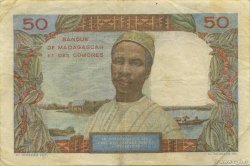 50 Francs MADAGASCAR  1950 P.045a TB