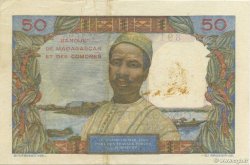 50 Francs MADAGASCAR  1950 P.045b pr.SUP