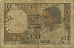 100 Francs MADAGASCAR  1950 P.046a B