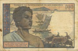 100 Francs MADAGASCAR  1950 P.046b TTB