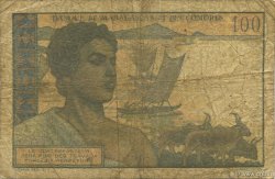 100 Francs - 20 Ariary MADAGASCAR  1961 P.052 AB