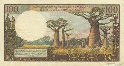 100 Francs - 20 Ariary MADAGASCAR  1964 P.057a pr.SUP