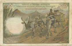 1000 Francs - 200 Ariary MADAGASCAR  1960 P.056b TTB