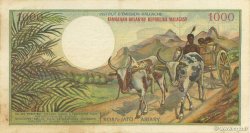 1000 Francs - 200 Ariary MADAGASCAR  1966 P.059a TTB+