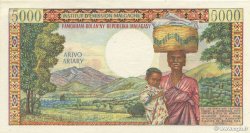 5000 Francs - 1000 Ariary MADAGASCAR  1966 P.060a SPL