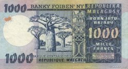 1000 Francs - 200 Ariary MADAGASCAR  1974 P.065a pr.SUP