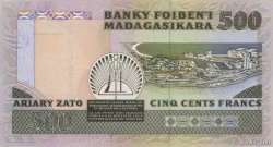 500 Francs - 100 Ariary MADAGASCAR  1988 P.071b pr.NEUF