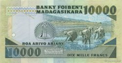 10000 Francs - 2000 Ariary MADAGASCAR  1988 P.074b SPL+