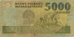 25000 Francs - 5000 Ariary MADAGASCAR  1988 P.074Aa AB