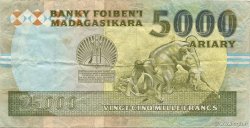 25000 Francs - 5000 Ariary MADAGASCAR  1988 P.074Aa TTB