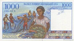1000 Francs - 200 Ariary MADAGASCAR  1994 P.076b SUP à SPL
