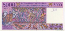 5000 Francs - 1000 Ariary MADAGASCAR  1994 P.078a pr.NEUF