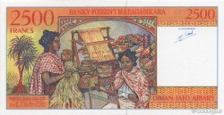 2500 Francs - 500 Ariary MADAGASCAR  1998 P.081 NEUF