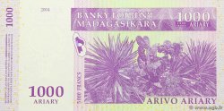 5000 Francs - 1000 Ariary MADAGASCAR  2004 P.089 NEUF