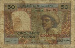 -50 Francs COMORES  1960 P.02b2 B