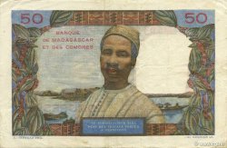 50 Francs COMORES  1960 P.02b2 TTB+