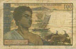 100 Francs COMORES  1960 P.03b2 TB