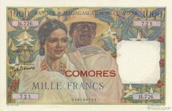 1000 Francs COMORES  1963 P.05b SPL
