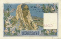 500 Francs COMORES  1963 P.04b SUP à SPL