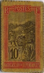 10 Centimes MADAGASCAR  1916 P.029 SPL